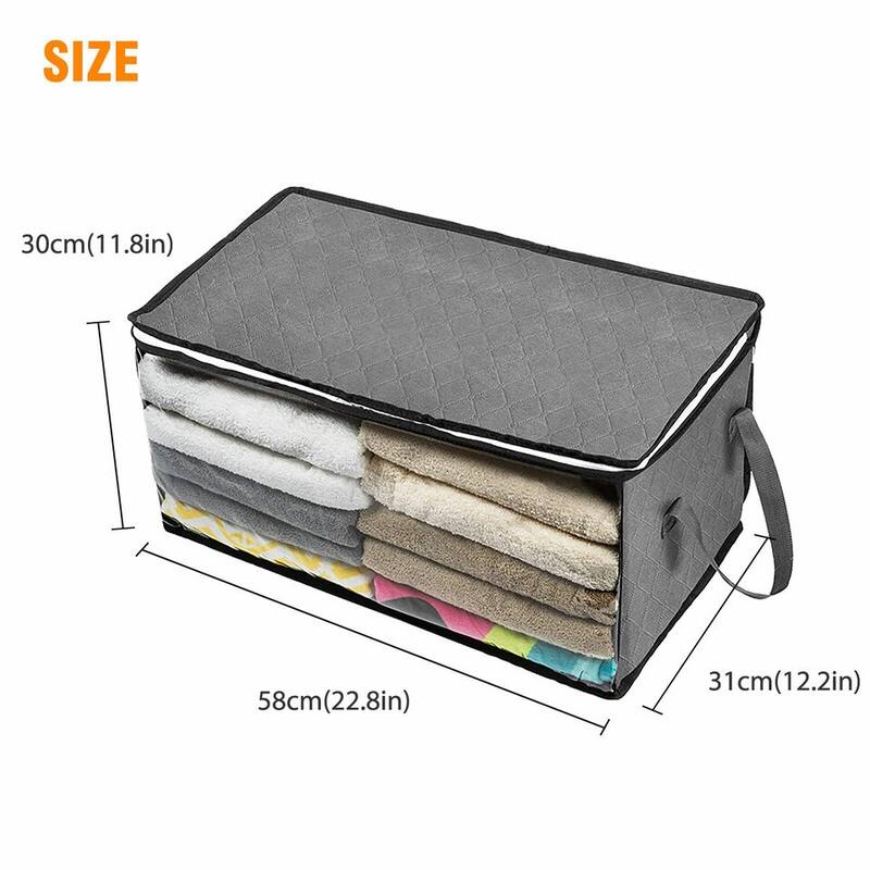 2X FoldableStorage Bag Clothes Organizer Bag Pouch Bed Bath & Beyond