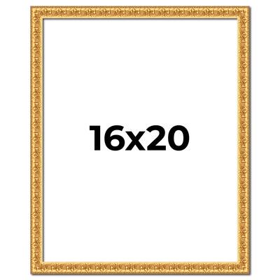 16x20 Frame Gold Real Wood Picture Frame