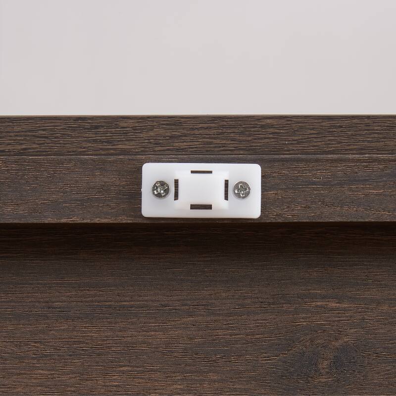 4-Tier Glass Display Cabinet with Flip-Up Doors, Curio Storage Showcase and Bookcase Organizer