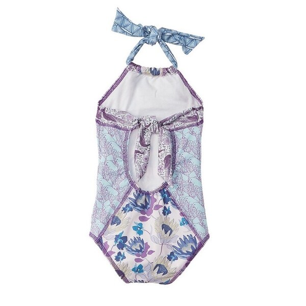 girls purple swimsuit