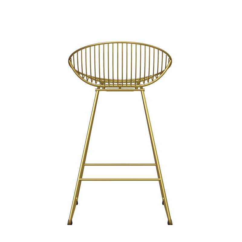 CosmoLiving by Cosmopolitan Ellis 24" Metal Counter Height Bar Stool