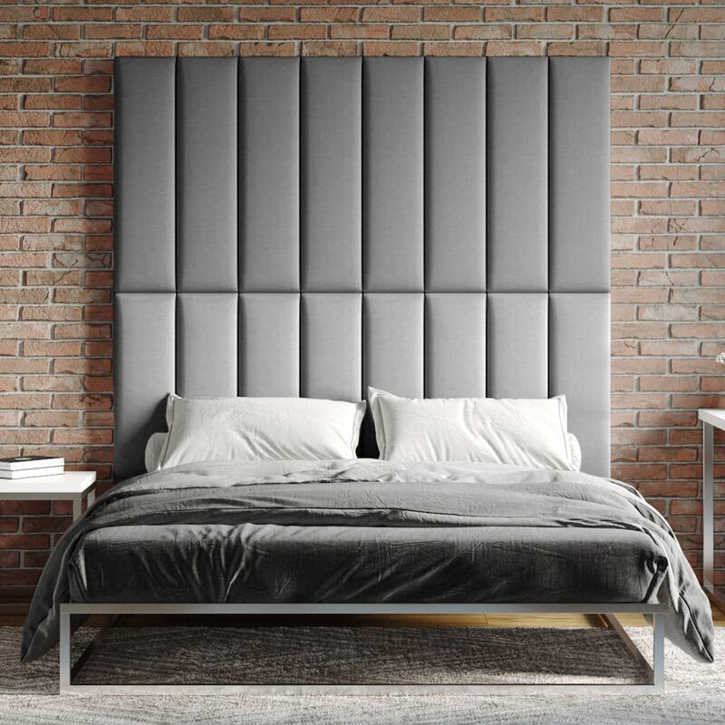 Jaxx Panelist Modern Padded Headboard - Set of 4 Wall Mounted Panels