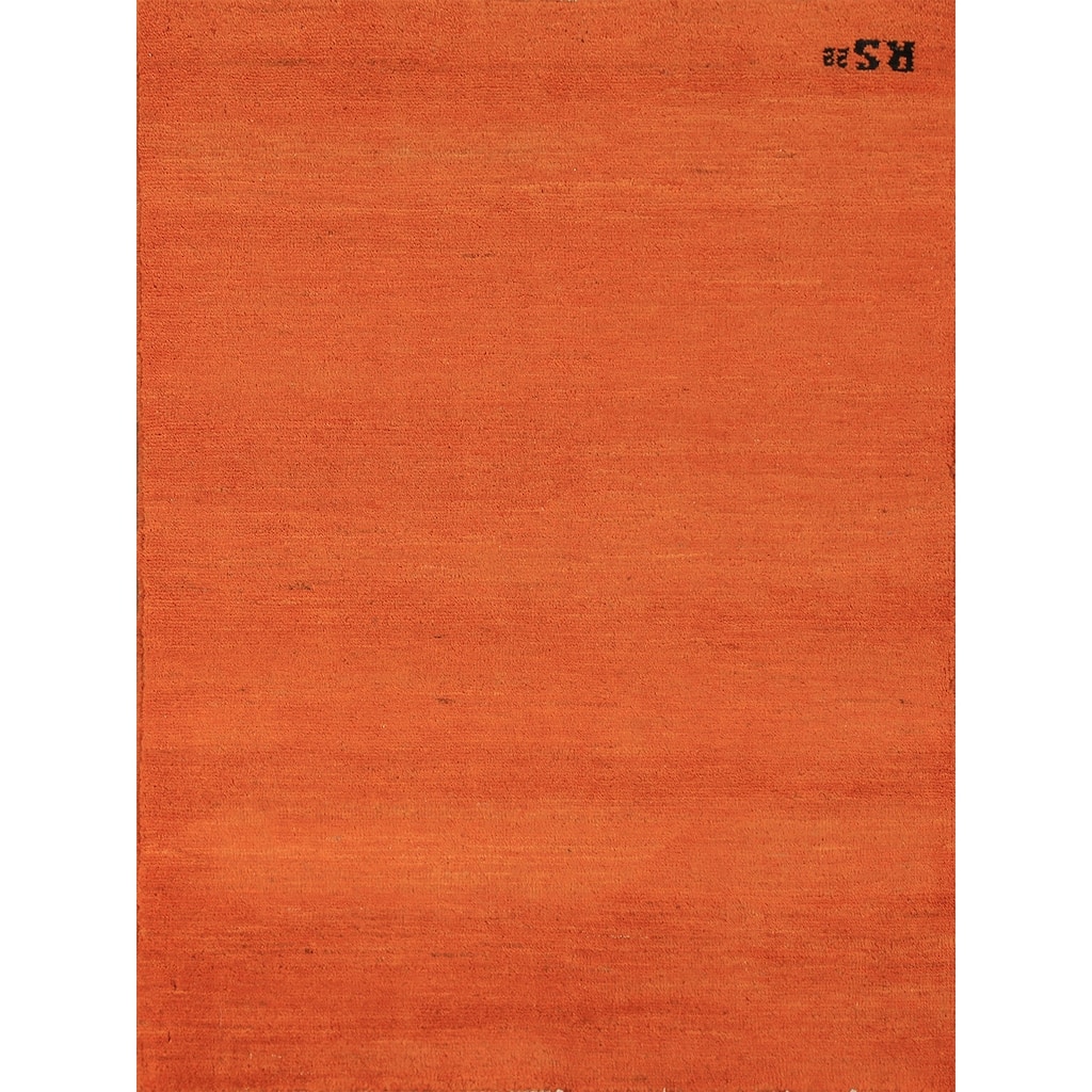 Gabbeh Oriental Rug Hand-Knotted Foyer Wool Carpet - 2'9" x 4'0"