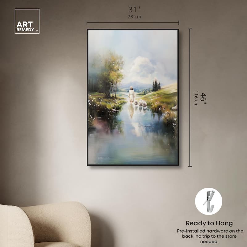 Caretaker's Calm Crossing II Canvas by Art Remedy