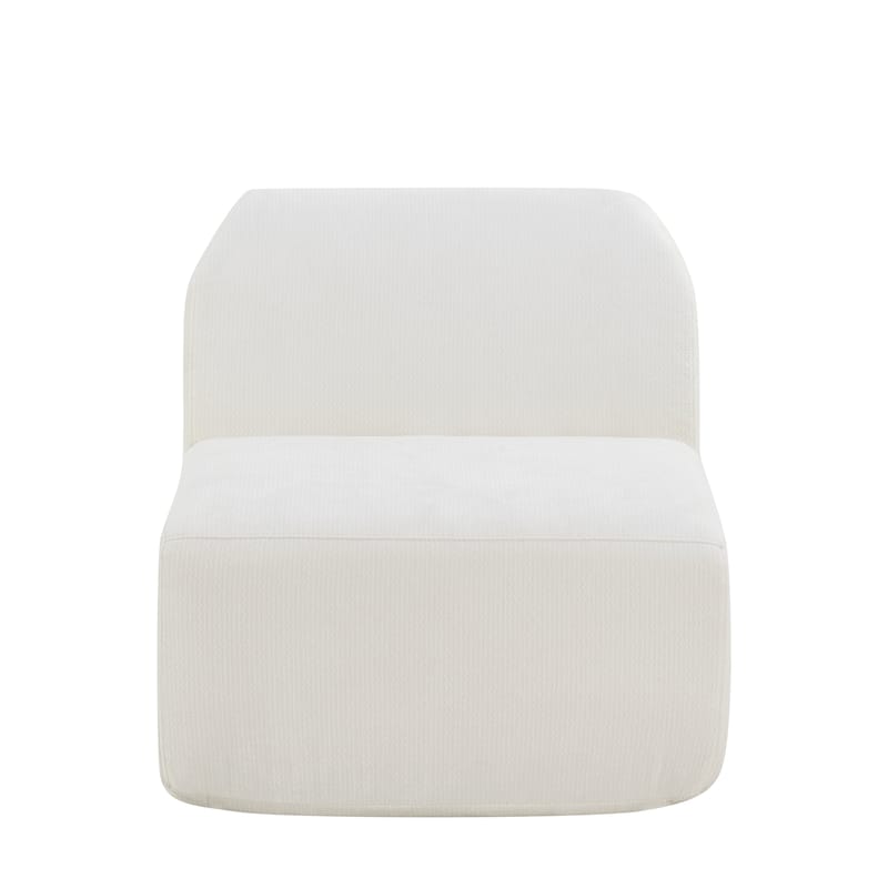 Christopher Knight Home - Modern Upholstered Curved Sectional Sofa with Deep Seat Ottoman