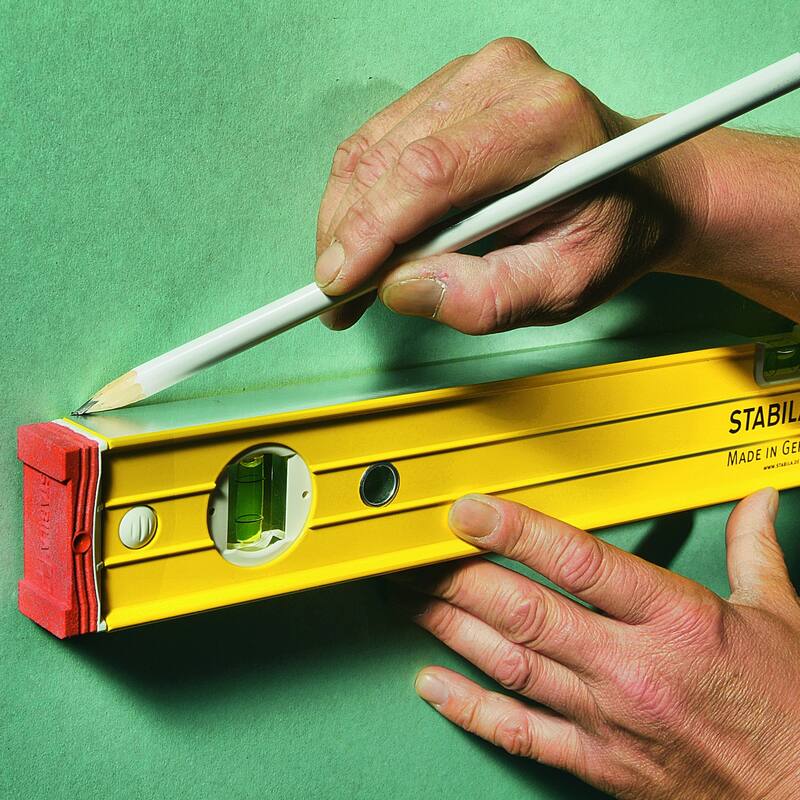 Stabila 24 in. Aluminum Type 196 Heavy Duty Level 3 vial - 24"