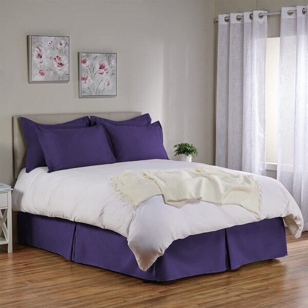 Split corner bed skirt queen best sale