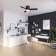 preview thumbnail 30 of 38, Hunter 44" Minimus Low Profile Ceiling Fan with LED Light, Handheld Remote - Contemporary, Transitional