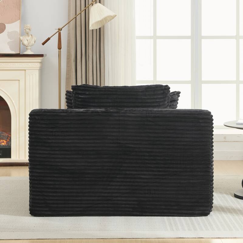 Comfortable Compressed Sofa Bed with Removable Pillows for Living Spaces