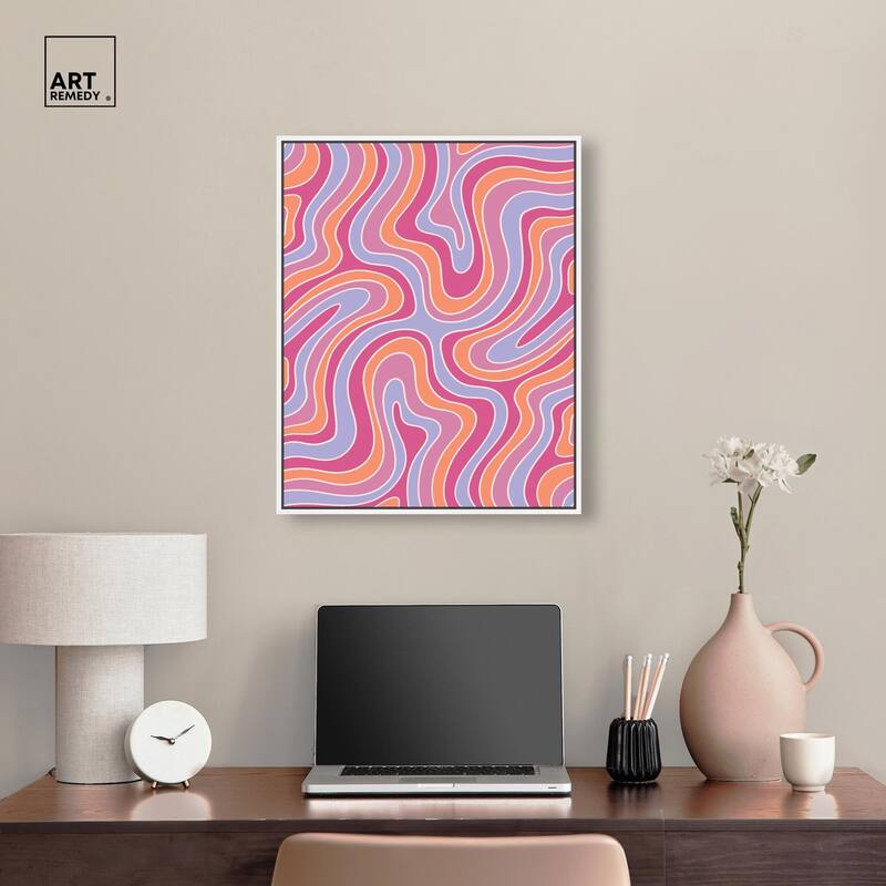 Retro Pop Gummy Bears Canvas by Art Remedy