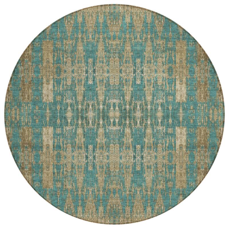 HomeRoots Moroccan Transitional Rectangle Outdoor Rug
