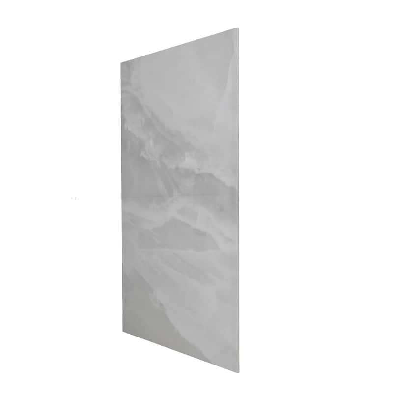 Industry Tile 24x48 Onyx White polished porcelain tile