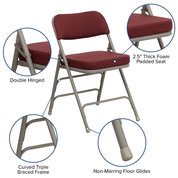 Padded Folding Chair Overstock 29342415