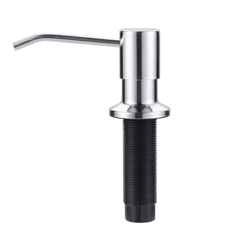 WOWOW Soap Dispenser for Kitchen Sink - N/A - Chrome