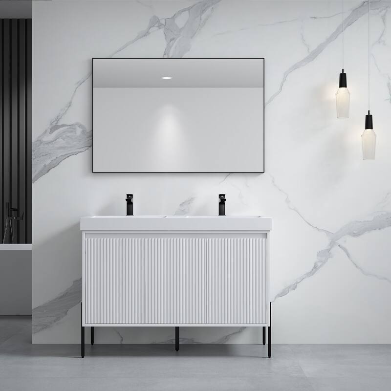 Ripple 48" Bathroom Vanity Kit (Assembly Required)