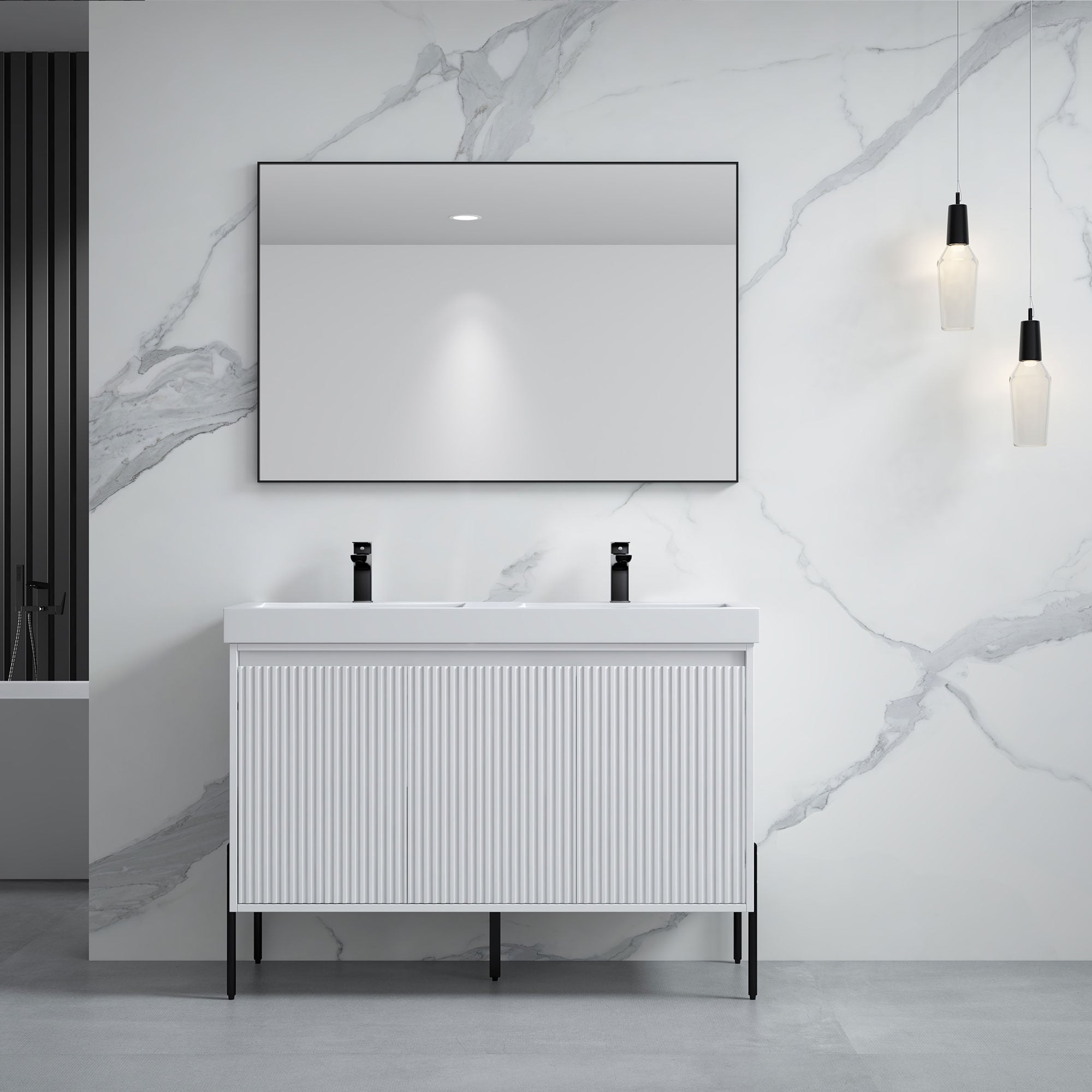Ripple 48" Bathroom Vanity Kit (Assembly Required)
