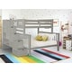 preview thumbnail 16 of 19, Taylor & Olive Trillium Twin over Full Stairway Bunk Bed