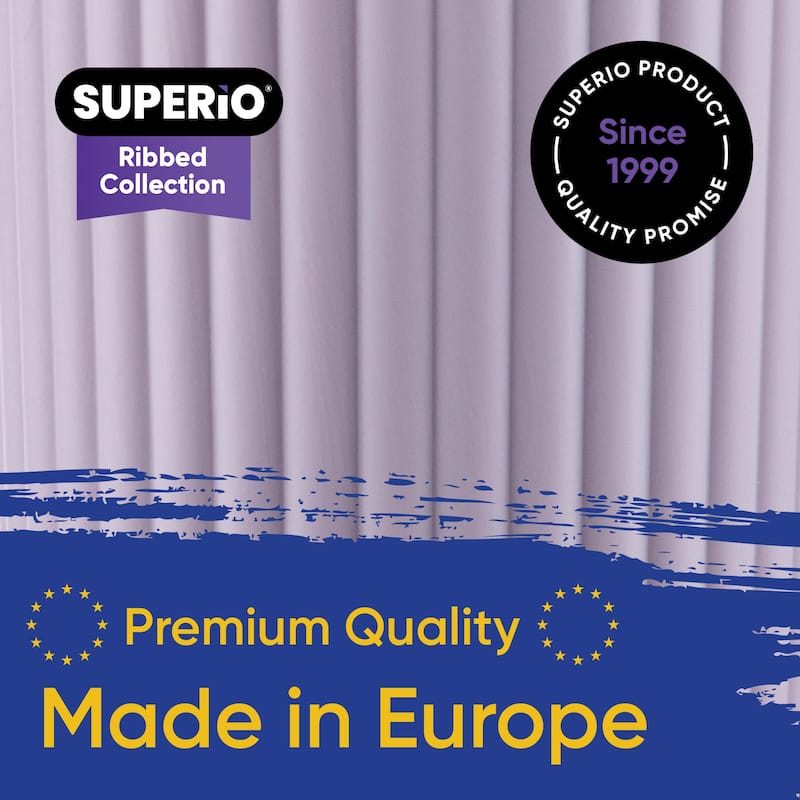 Superio Ribbed Laundry Basket, 2 Pack - 17"W x 10.5"D x 20.5"H