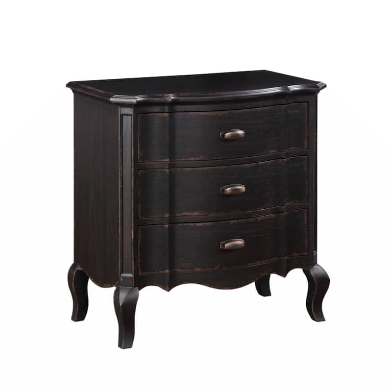 Chelmsford Nightstand, Black Antique Finish - Antique Black