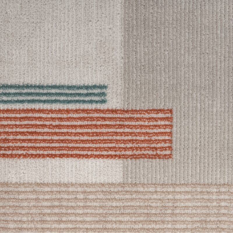 Nourison Thalia Modern Geometric Area Rug