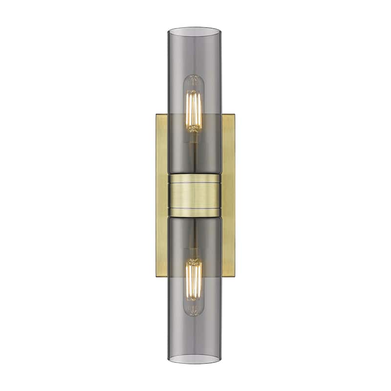 Innovations Lighting Ballston Urban - 2 Light 8" Wall-Mounted Bath Vanity Light