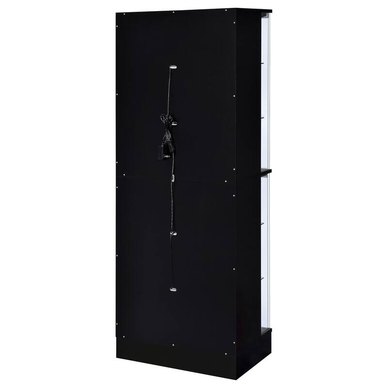 Cabra Contemporary 4-door LED Curio Display Cabinet