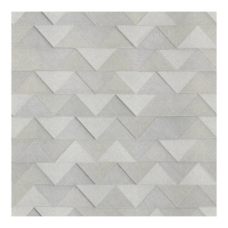 Fine Decor Matrix Grey Triangle Wallpaper - 20.5 x 396 x 0.025