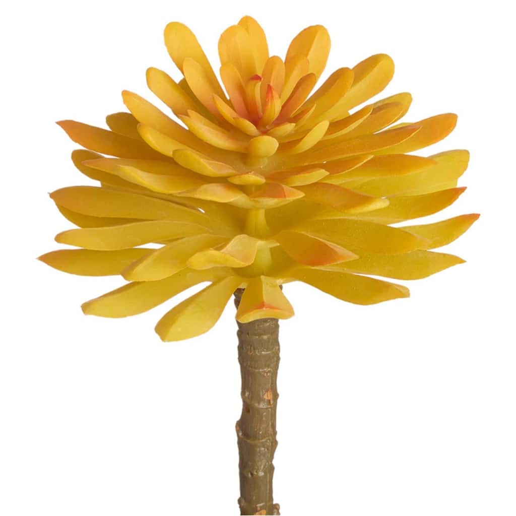 Aoenium Soft Touch Artificial Pick Spray - 6" - Yellow
