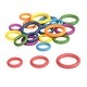 preview thumbnail 3 of 2, Rainbow Wooden Rings, Set of 21