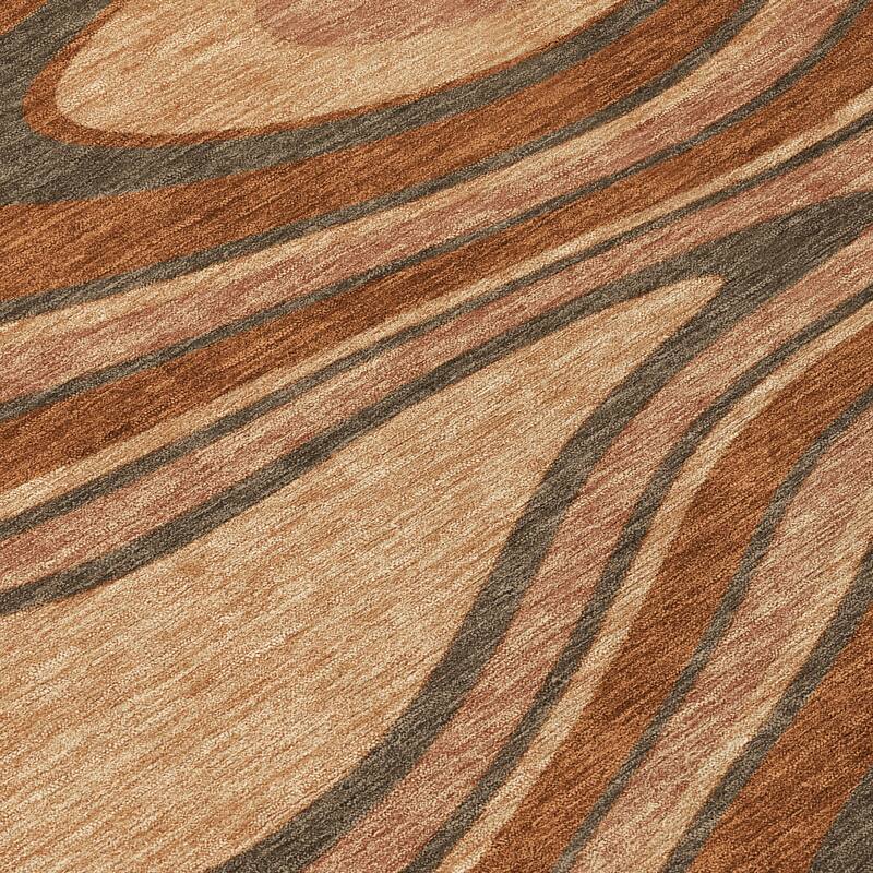 Machine Washable Indoor/ Outdoor Abstract Busey Chantille Rug