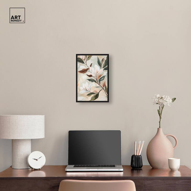 Soft Magnolia II Canvas by Art Remedy
