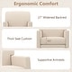 preview thumbnail 8 of 15, Costway Modern Upholstered Rocking Chair Rocking Armchair for Living