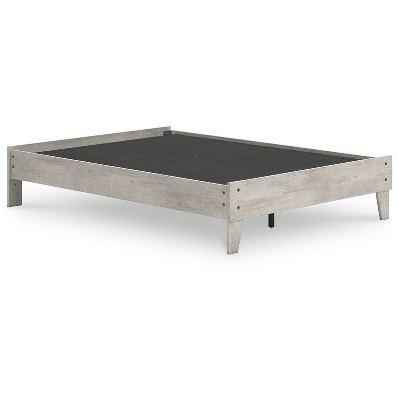Signature Design by Ashley Shawburn White Platform Bed
