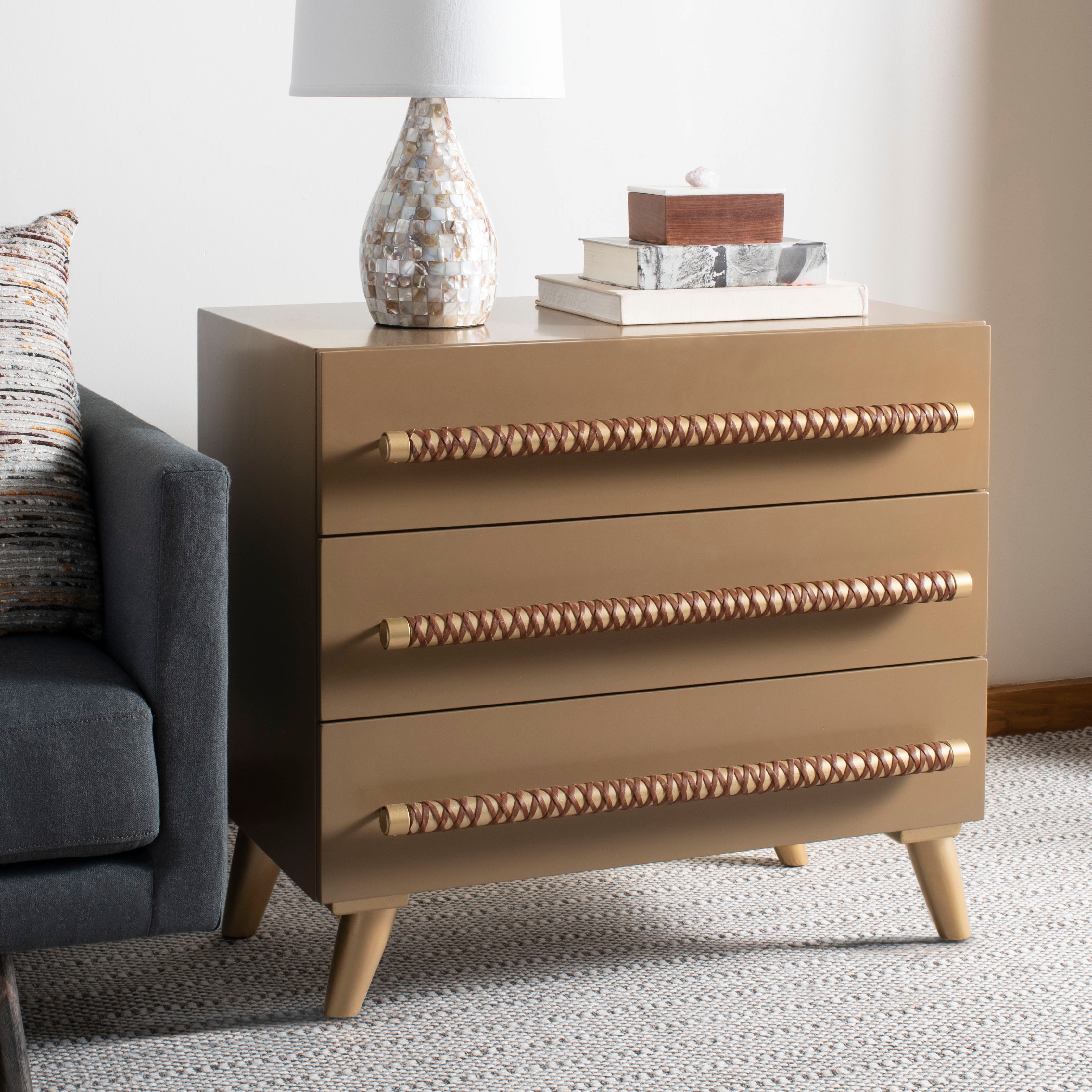 3 drawer chest hot sale safavieh