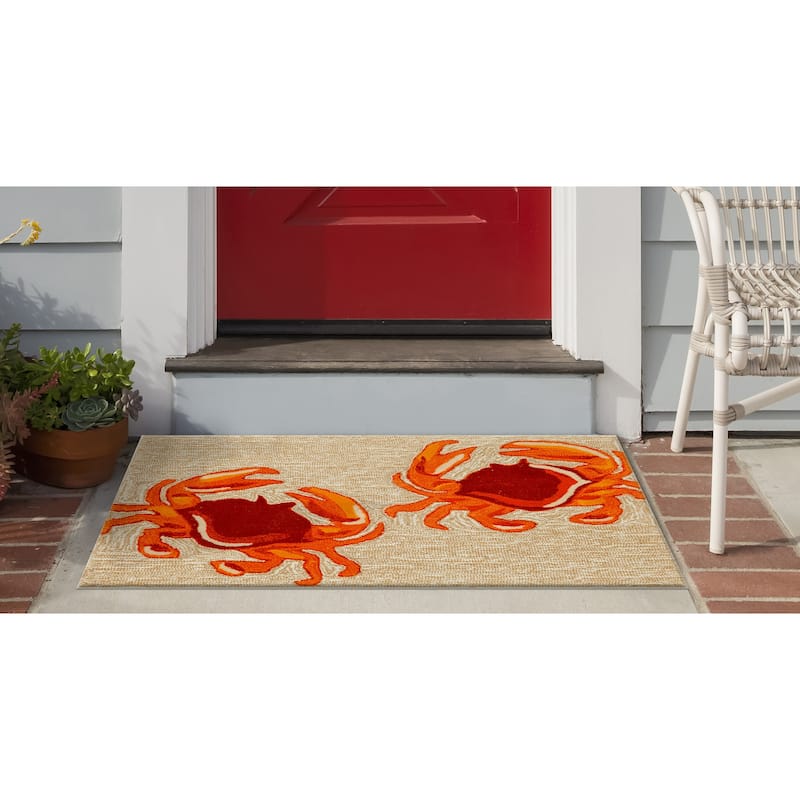 Liora Manne Frontporch Crabs Indoor/Outdoor Mat