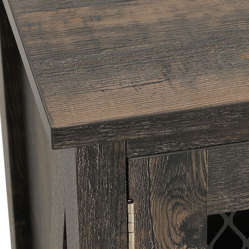Moasis Farmhouse Buffet Cabinet with Storage, 2 Drawers Sideboard for Kitchen Dining Room