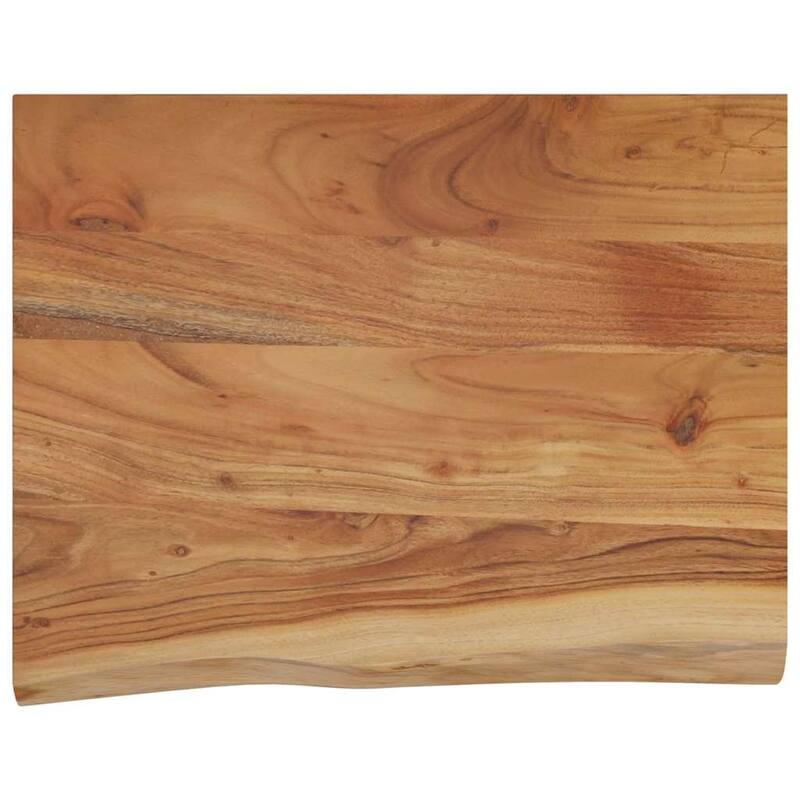 vidaXL Wall Shelf Natural wood Solid acacia wood
