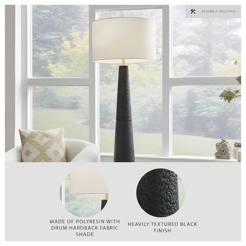 Signature Design by Ashley Hallburg Black Floor Lamp - 21.25 W x 21.25 D x 68.5 H