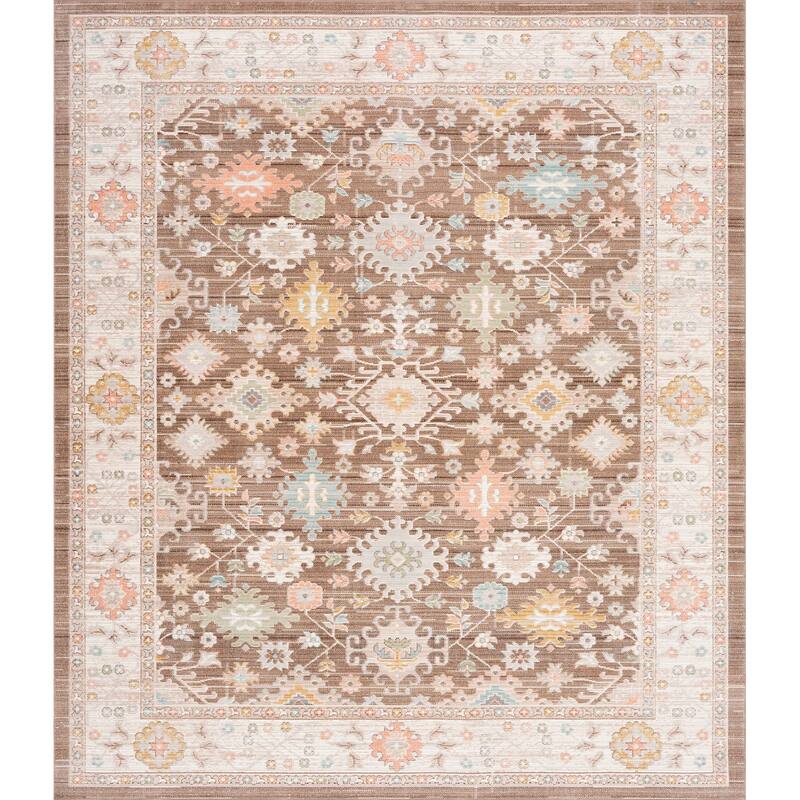 Crosswood Ellen Traditional Floral Indoor Polyester Area Rug