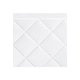 preview thumbnail 3 of 6, Fasade Quilted Gloss White 15-square Foot Backsplash 15 Sq Ft Kit 6x6 in. Sample