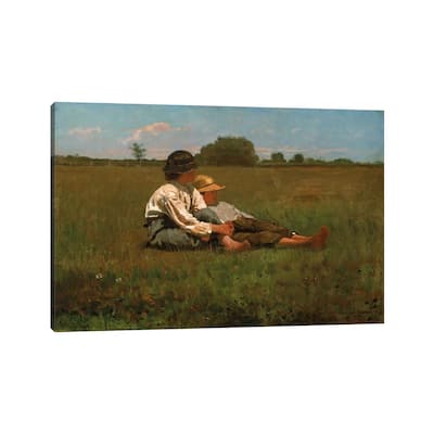 iCanvas "Boys In a Pasture, 1874" by Winslow Homer Canvas Print