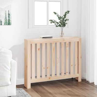 vidaXL Radiator Cover 31.3/42.7"x7.5"x33.1" Solid Wood Pine