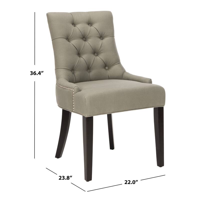 SAFAVIEH Loren Dining Chair (Set of 2) - 24"W x 25"D x 39"H