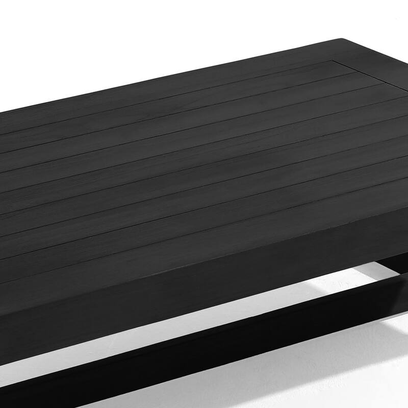 4 Set Outdoor Patio Teak Wood Club Chairs Loveseat with Cushion