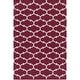 preview thumbnail 24 of 38, Flatweave Colne Moroccan Trellis Cotton Area Rug Purple - 8' x 10' - Rectangle