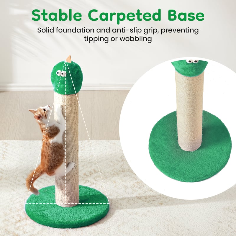 22" Monster-Shaped Cat Scratching Post