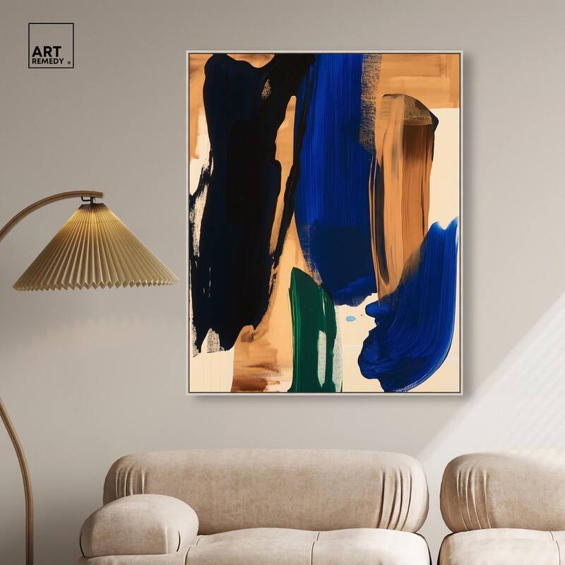 Ochre Odyssey Canvas by Art Remedy