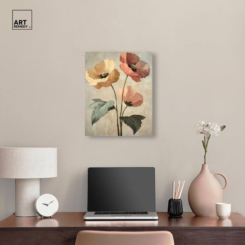 Blush and Ochre II Canvas by Art Remedy, Gallery Wrapped