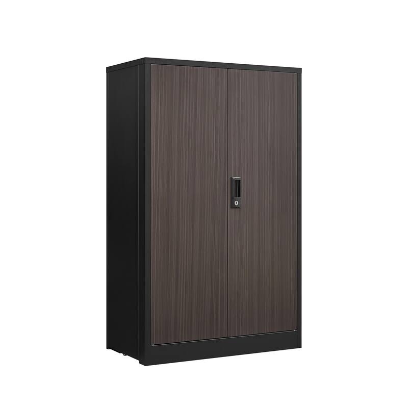 Metal Storage Cabinet With Locking Doors And Adjustable Shelf, Folding Filing Storage Cabinet , Folding Storage Locker Cabinet