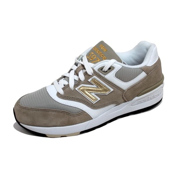 Shop New Balance 597 Classic Trench Khaki White Gold Ml597rsa